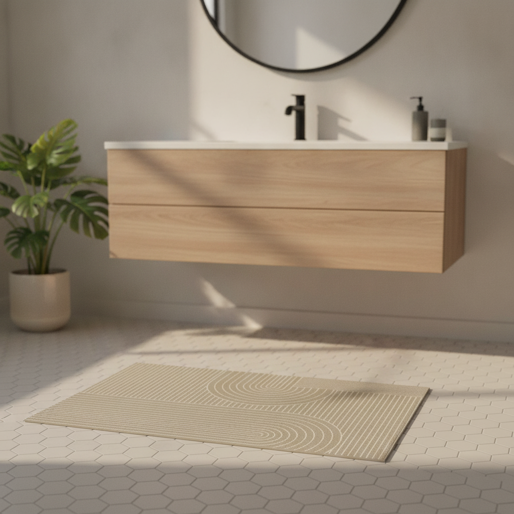 Brown Bathroom Rug