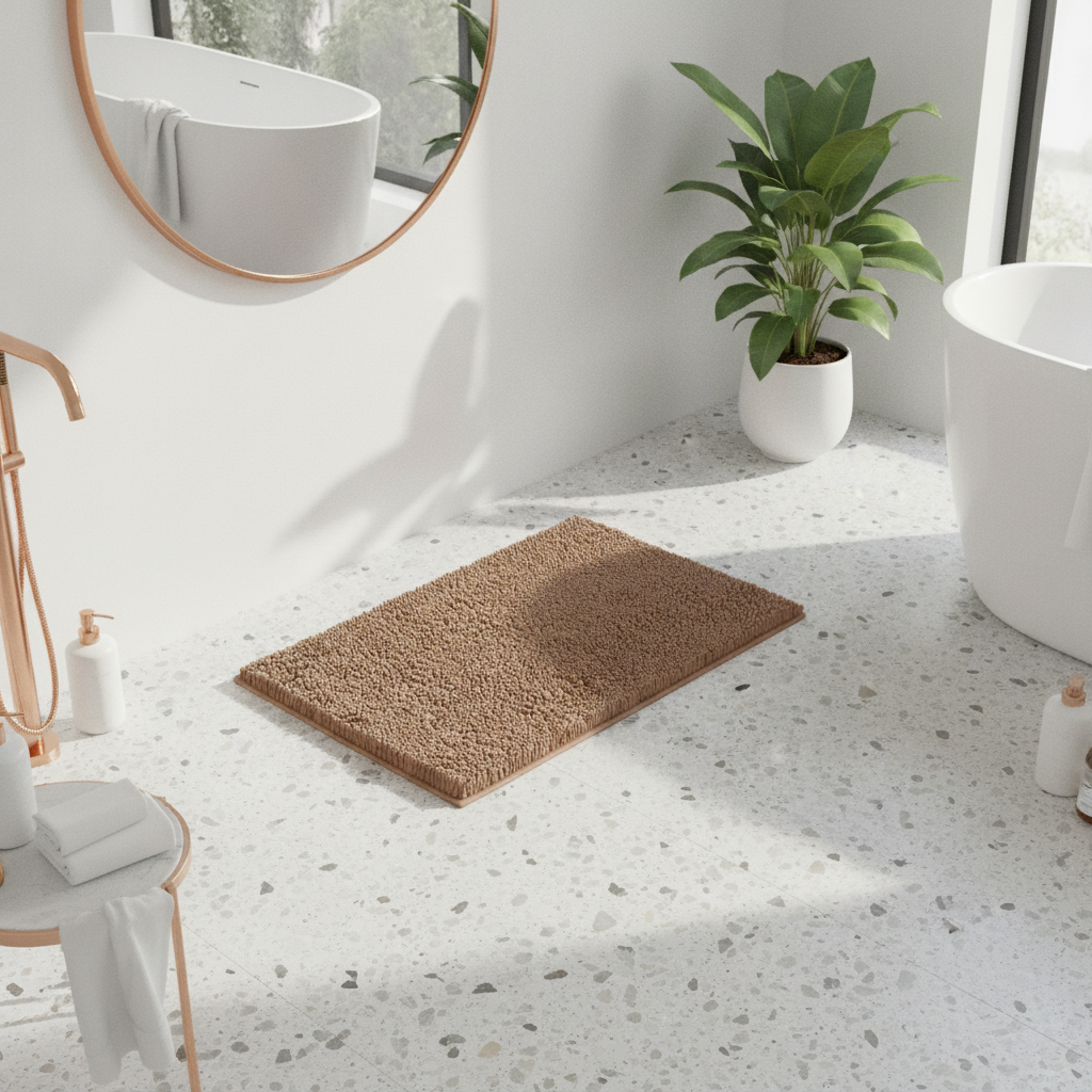 Caterpillar Bathroom Rug