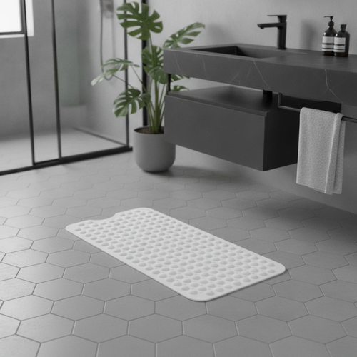 Bathrug White Bath Mat