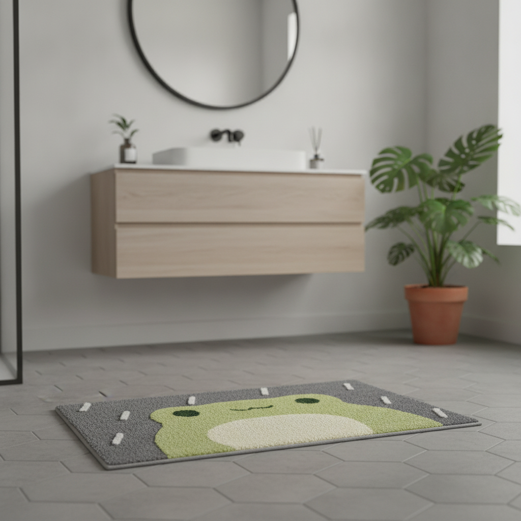 Frog Bathroom Rug