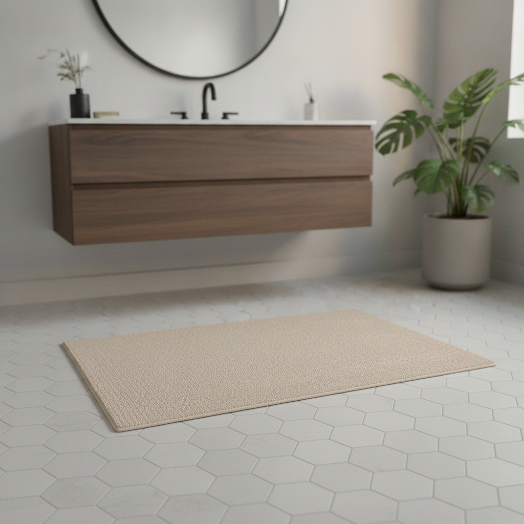 Cream Bath Mat