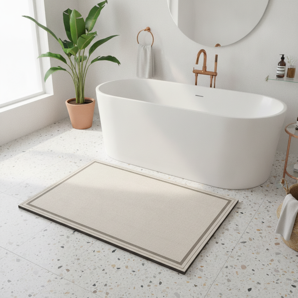 Diatomite Large Size Bath Mat