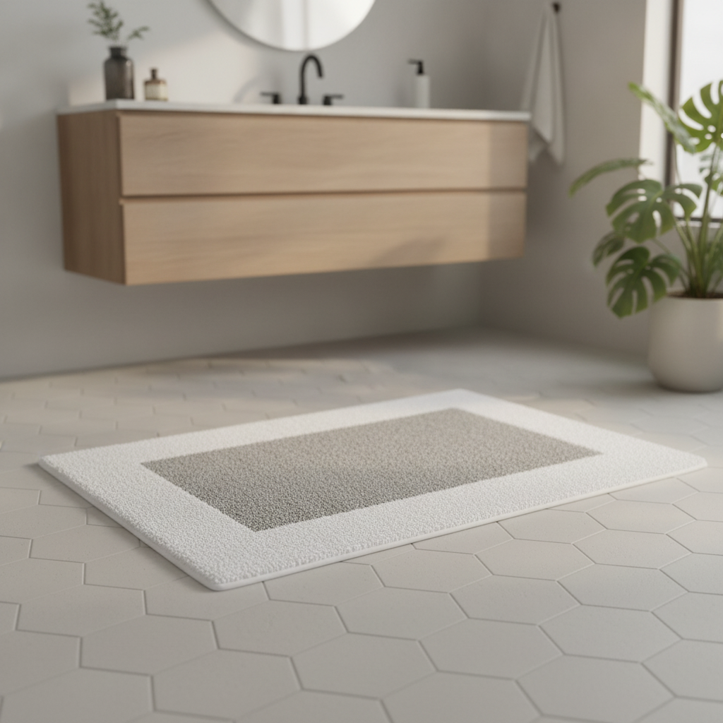 Absorbent Non-Slip Bath Mat