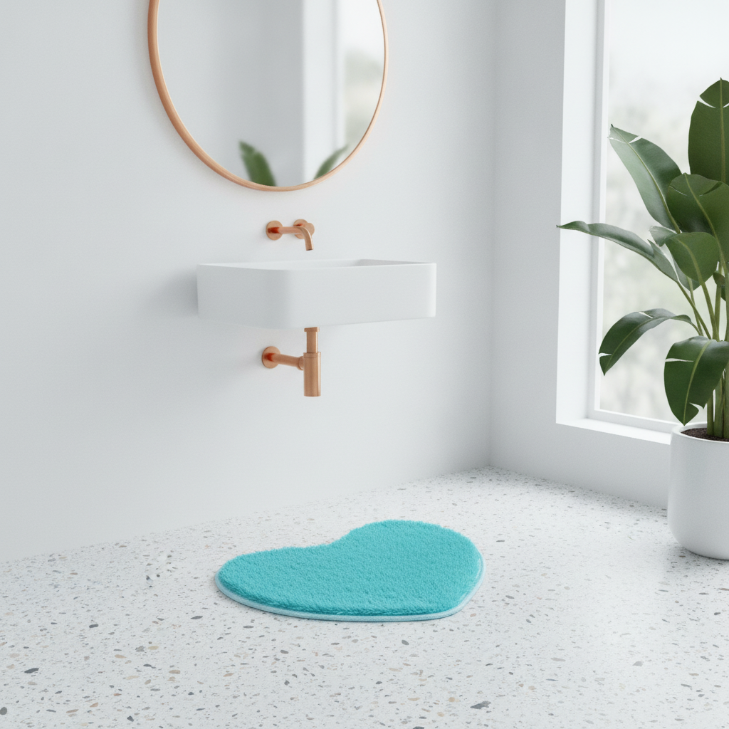 Microfiber Caterpillar Bath Mat