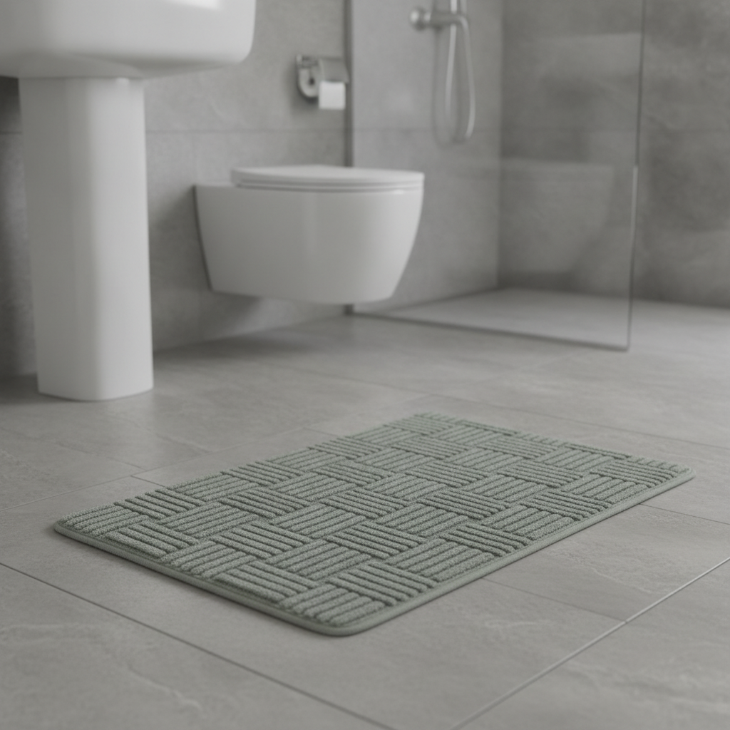 Design Thick Bathroom Rug