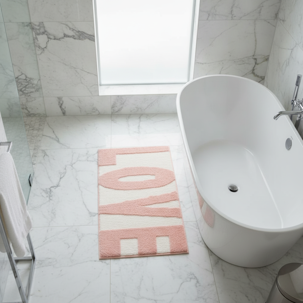 Love Bathroom Rug - product detail