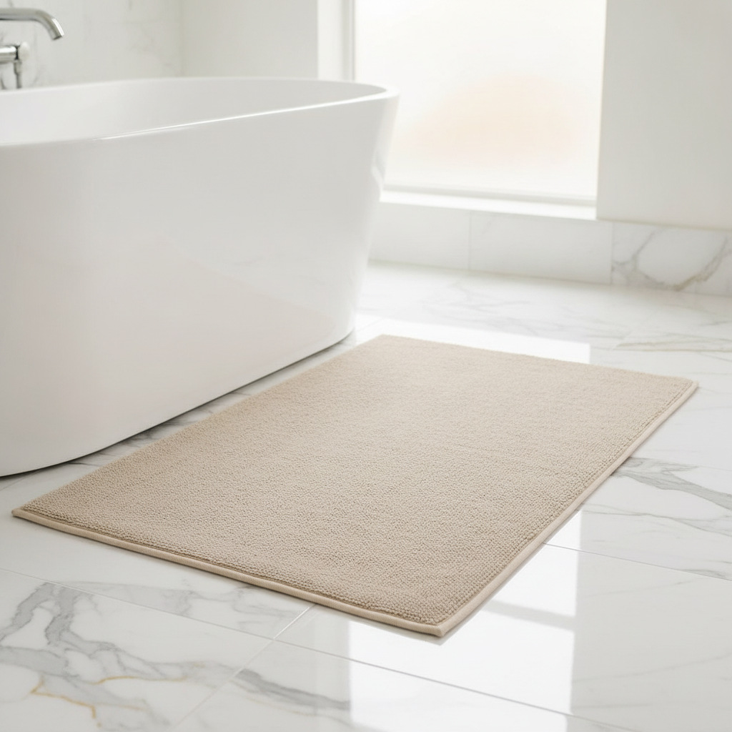 Large Microfiber Bathroom Rug