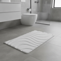 White Bathroom Rug