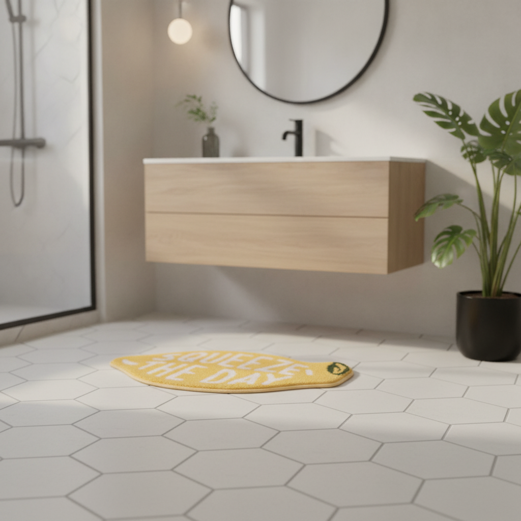 Lemon Bath Mat