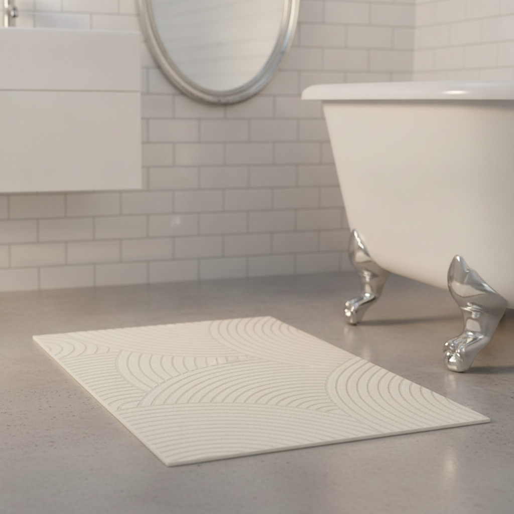 Design Pattern Bath Mat