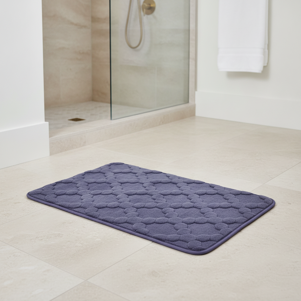 Absorbent Microfiber Bathroom Rug