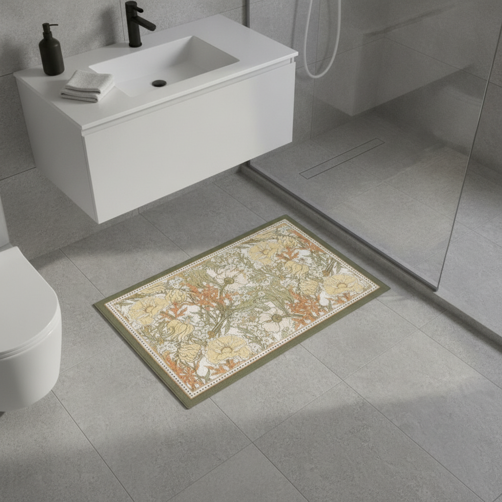Ultra Absorbent Diatomite Bath Mat - view 9