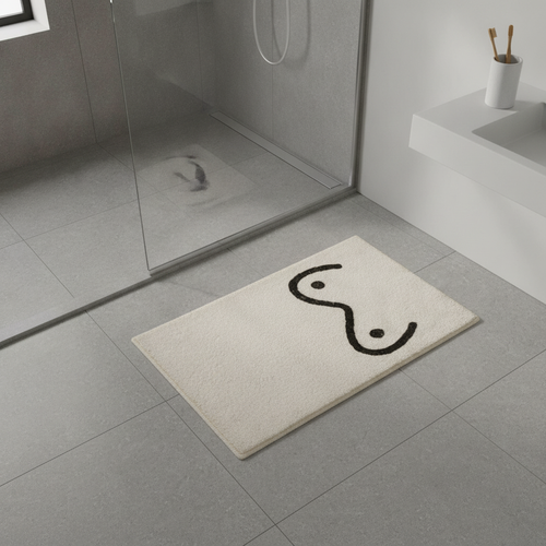 Abstract Art Bath Mat - view 16