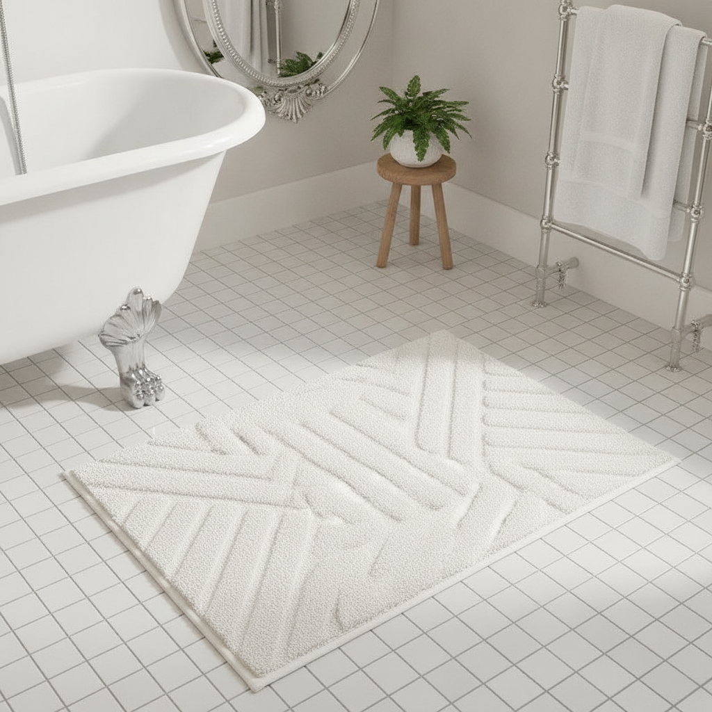 Large Design Bath Mat