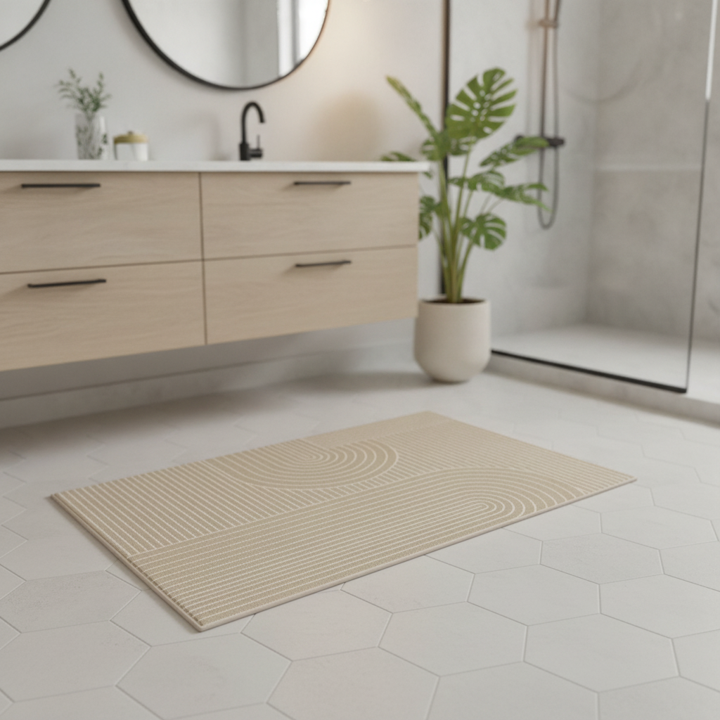 Brown Bathroom Rug