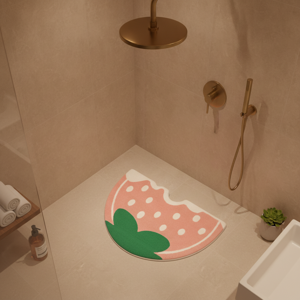 Pink Pale Bath Mat - product detail