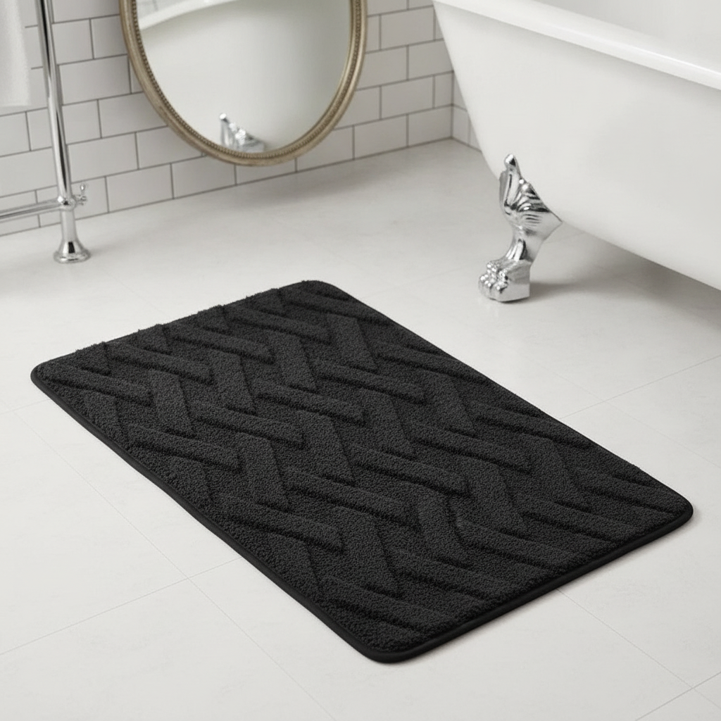 Pattern Geometric Bath Mat