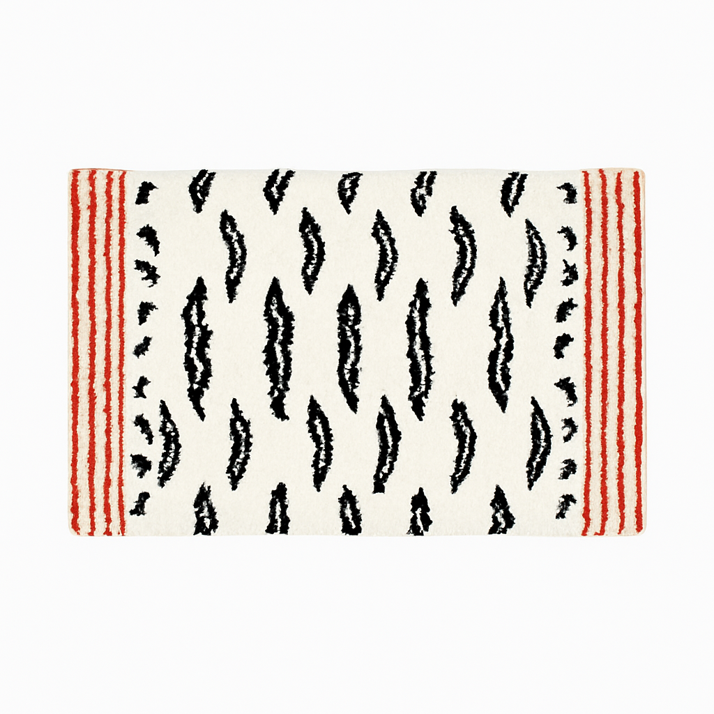Pattern Tiger Bath Mat