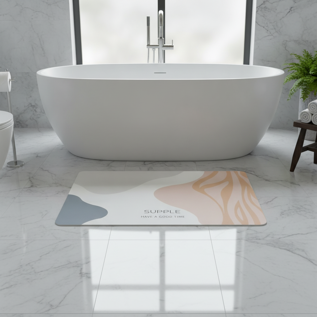 Design Bathroom Rug - bathroom setting
