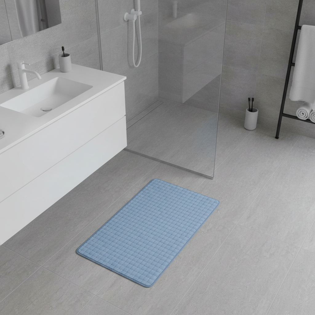 Blue Light Bath Mat
