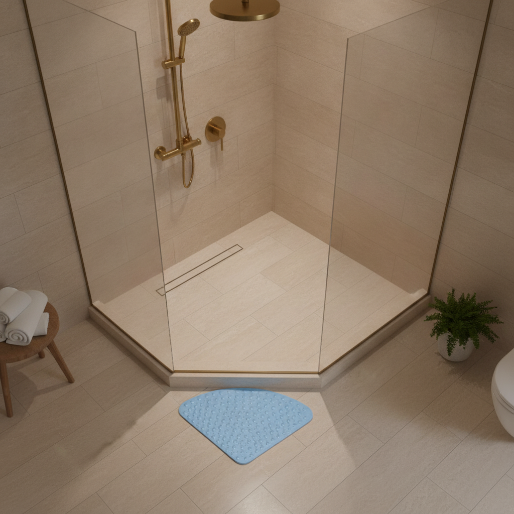 Quart Round Shower Mat - care instructions