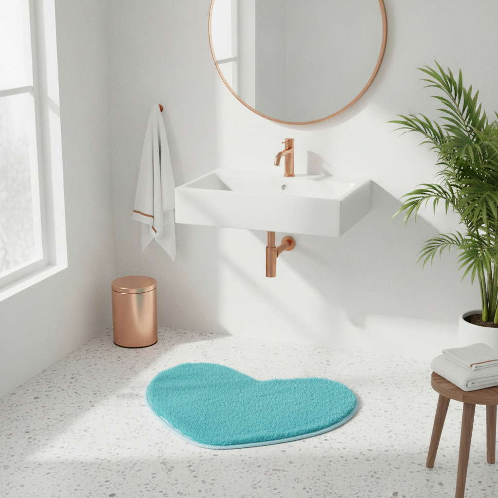 Microfiber Caterpillar Bath Mat