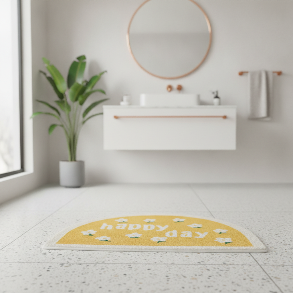 Happy Day Bathroom Rug