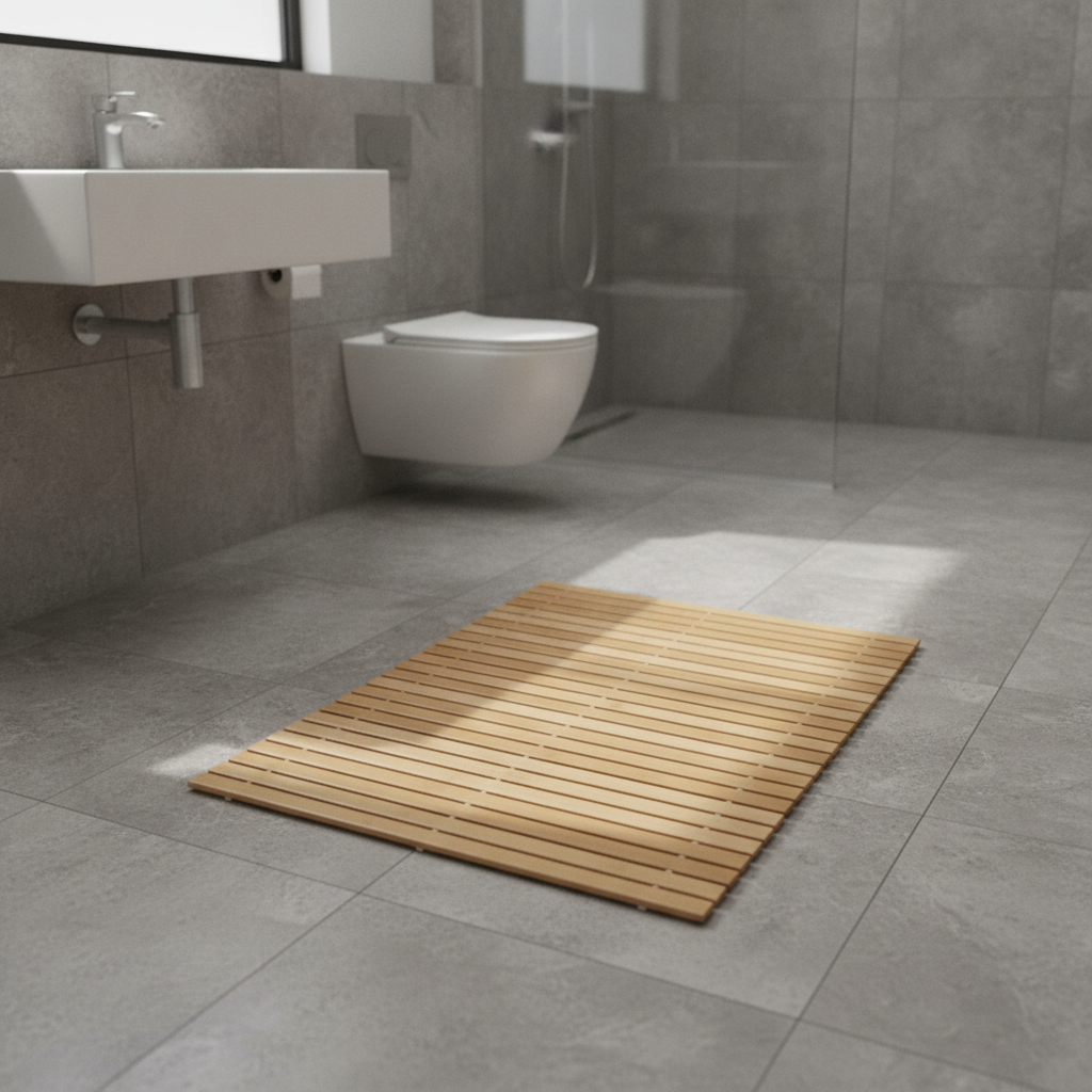 Bamboo Bathroom Rug