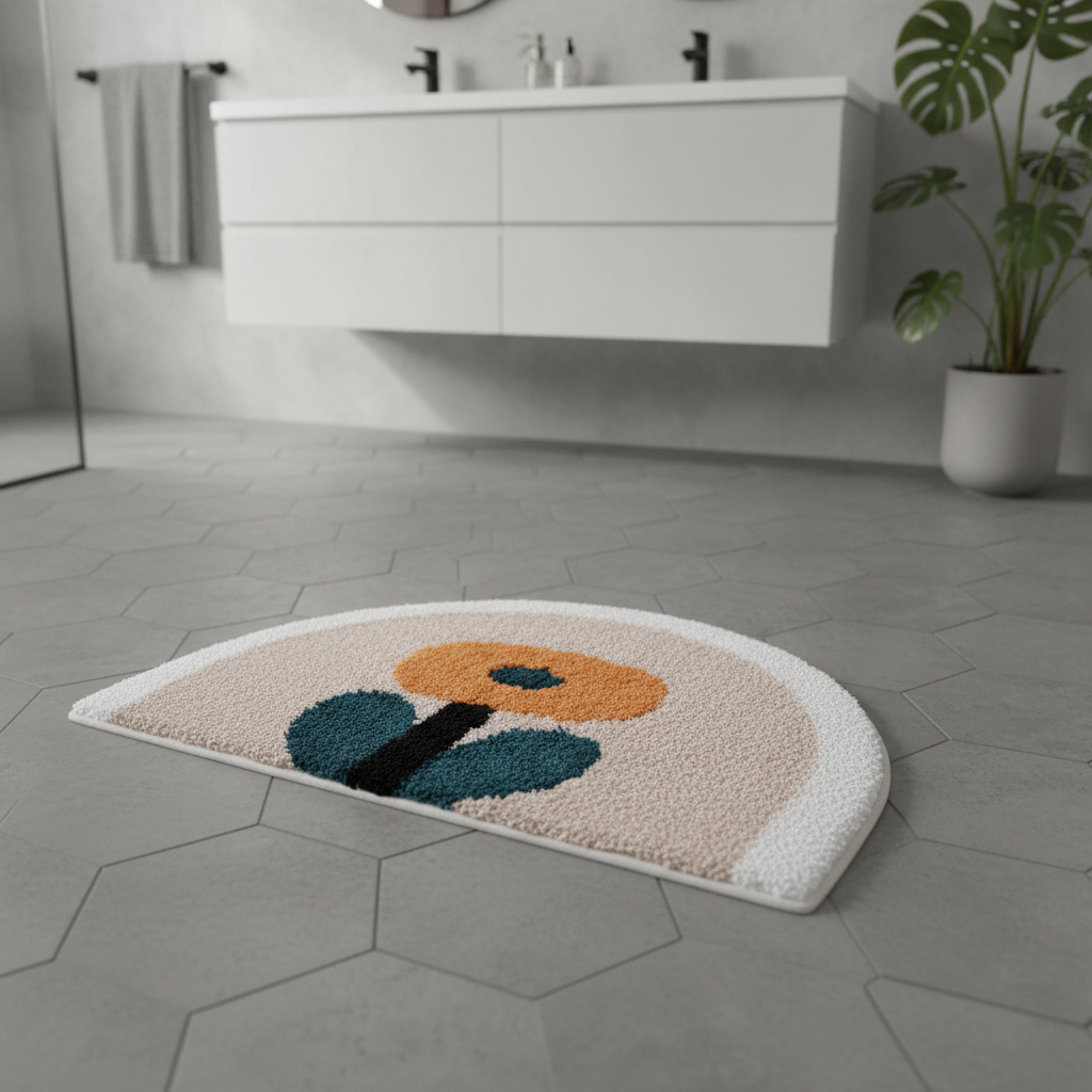Small Flower Bath Mat - view 11