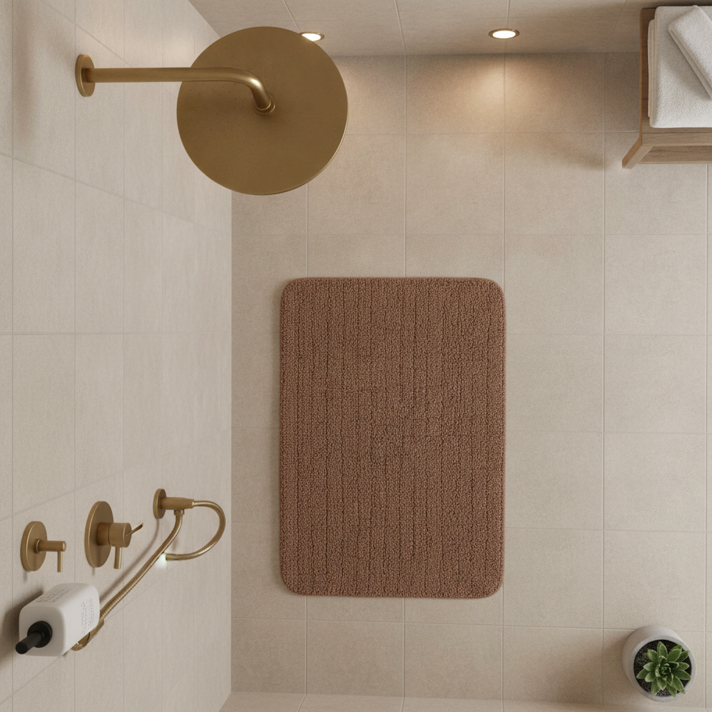 Italian Non-Slip Shower Mat - color variations