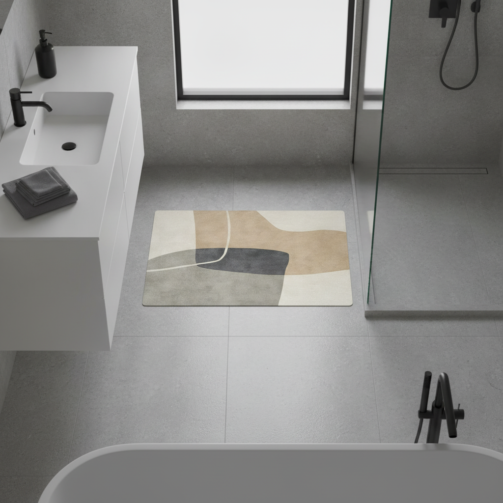 Natural Diatomite Bathroom Rug