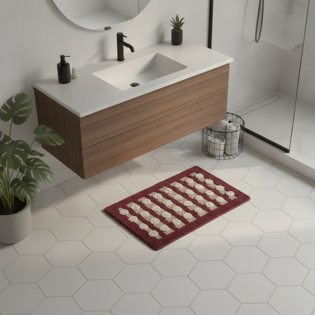 Geometric Bath Mat
