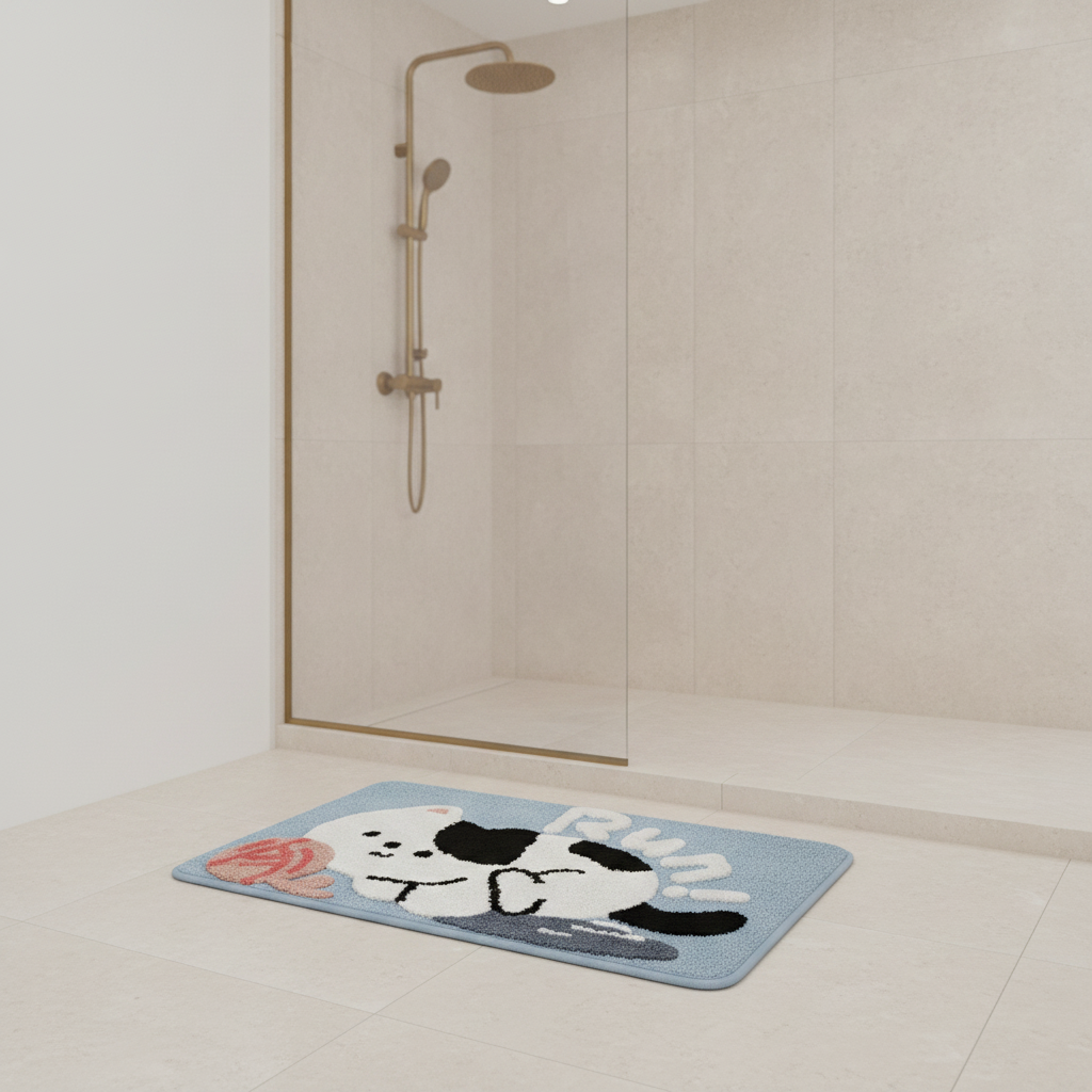 Cat Bathroom Rug