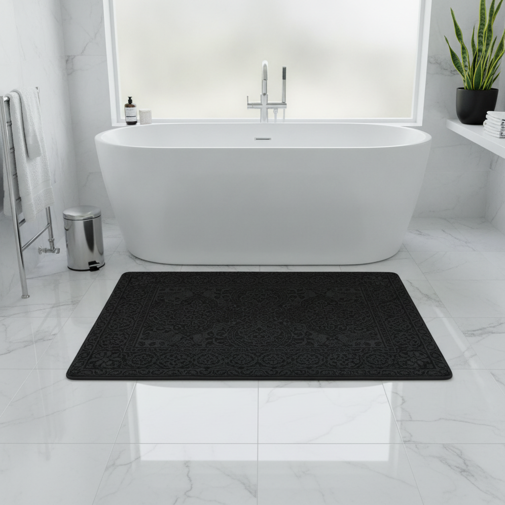 Large Microfiber Bathroom Rug