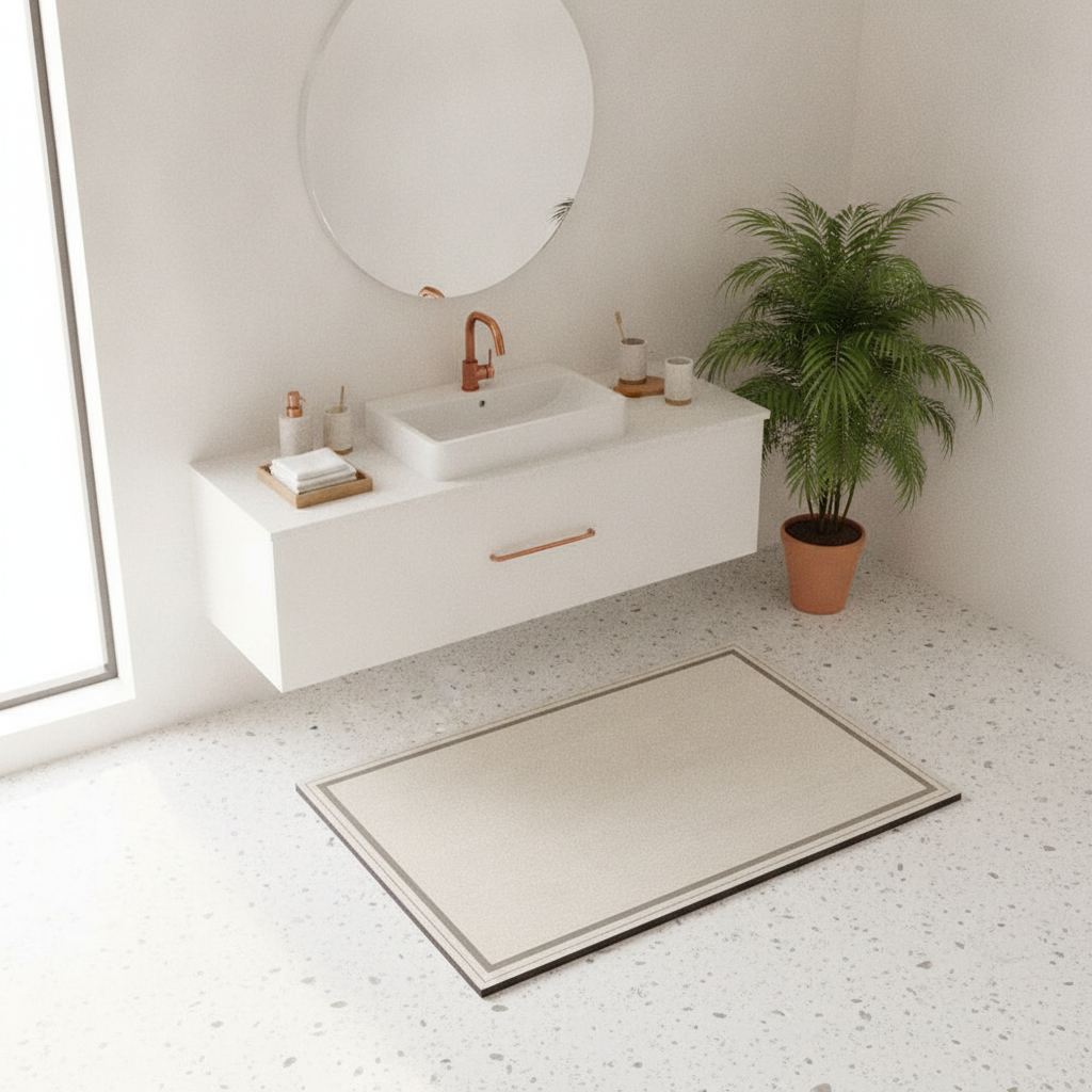 Diatomite Large Size Bath Mat