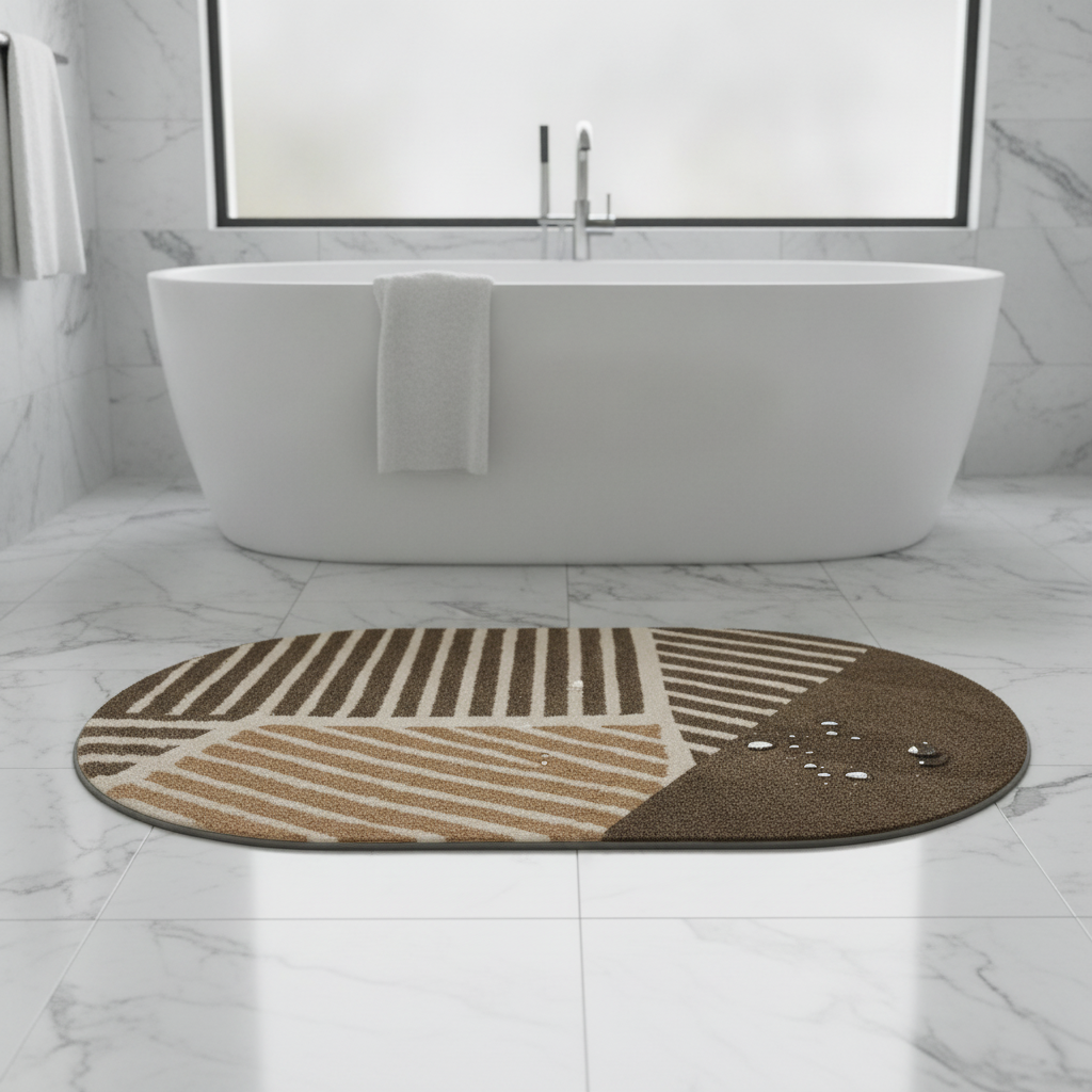 Oval Bath Mat