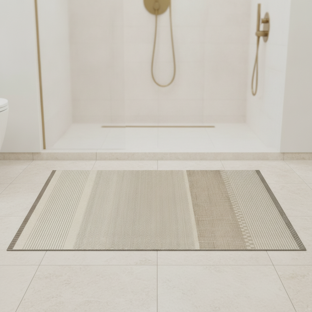 Design Gray Bath Mat