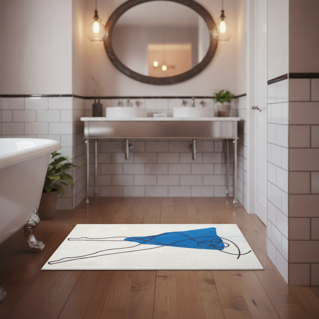 Abstract Art Bath Mat