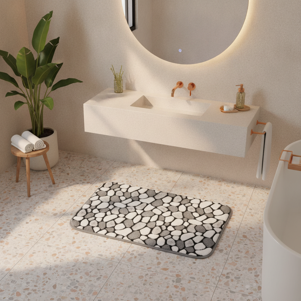 Original Pebble Bathroom Rug - color variations