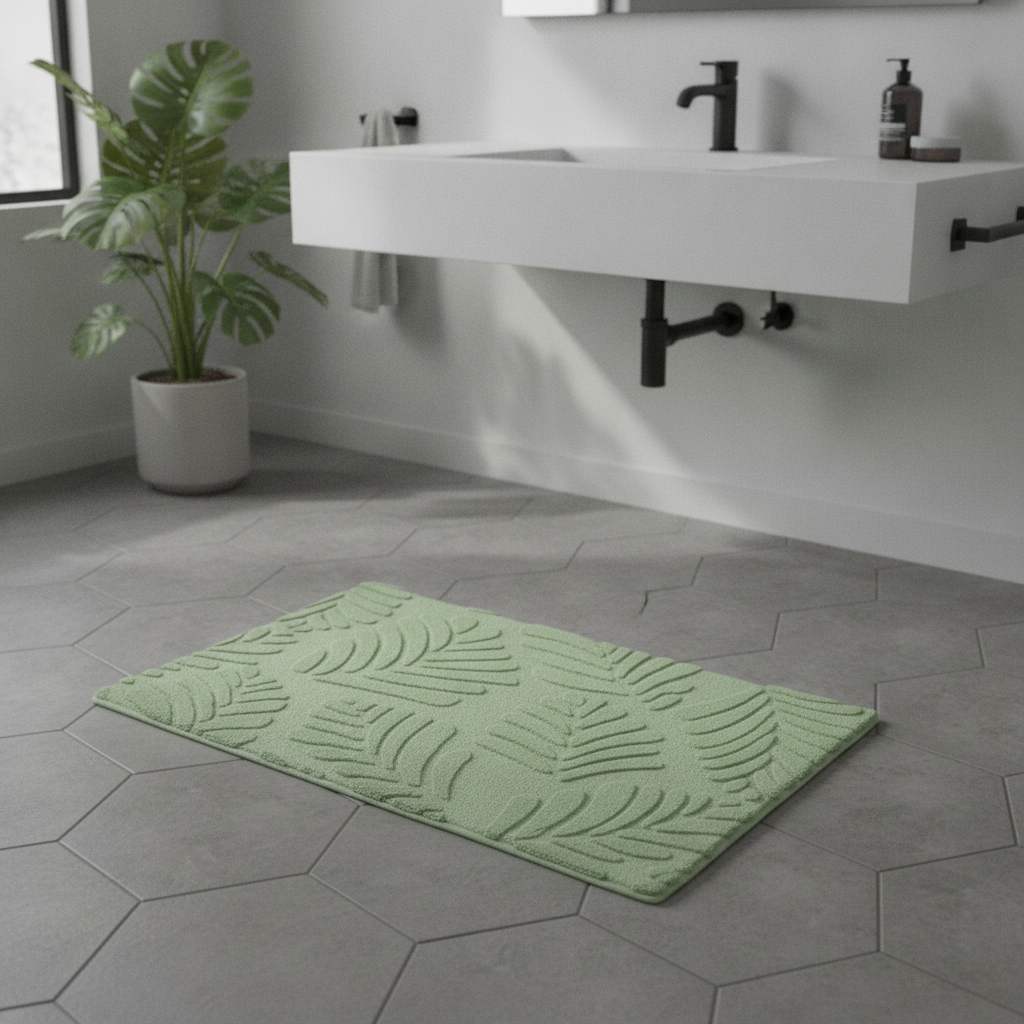Green Sauge Bath Mat