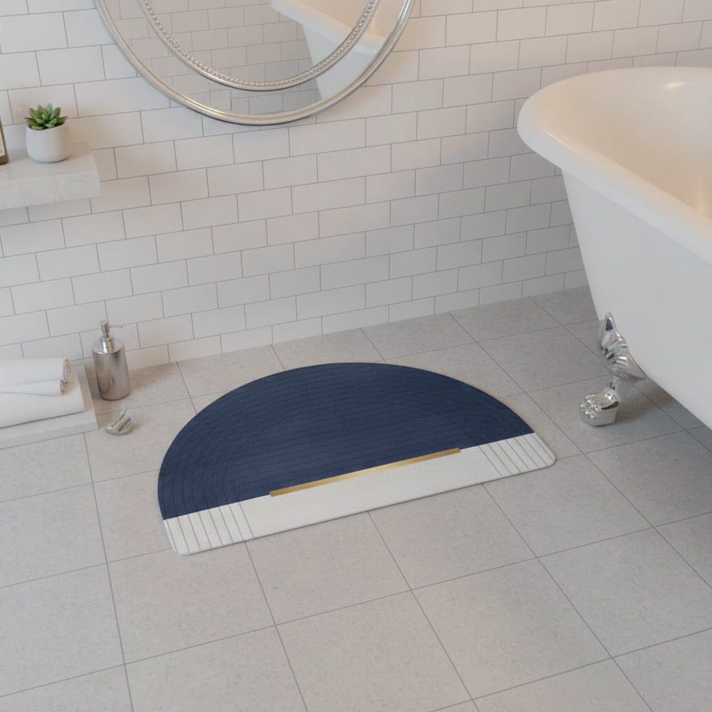 Half Round Bath Mat