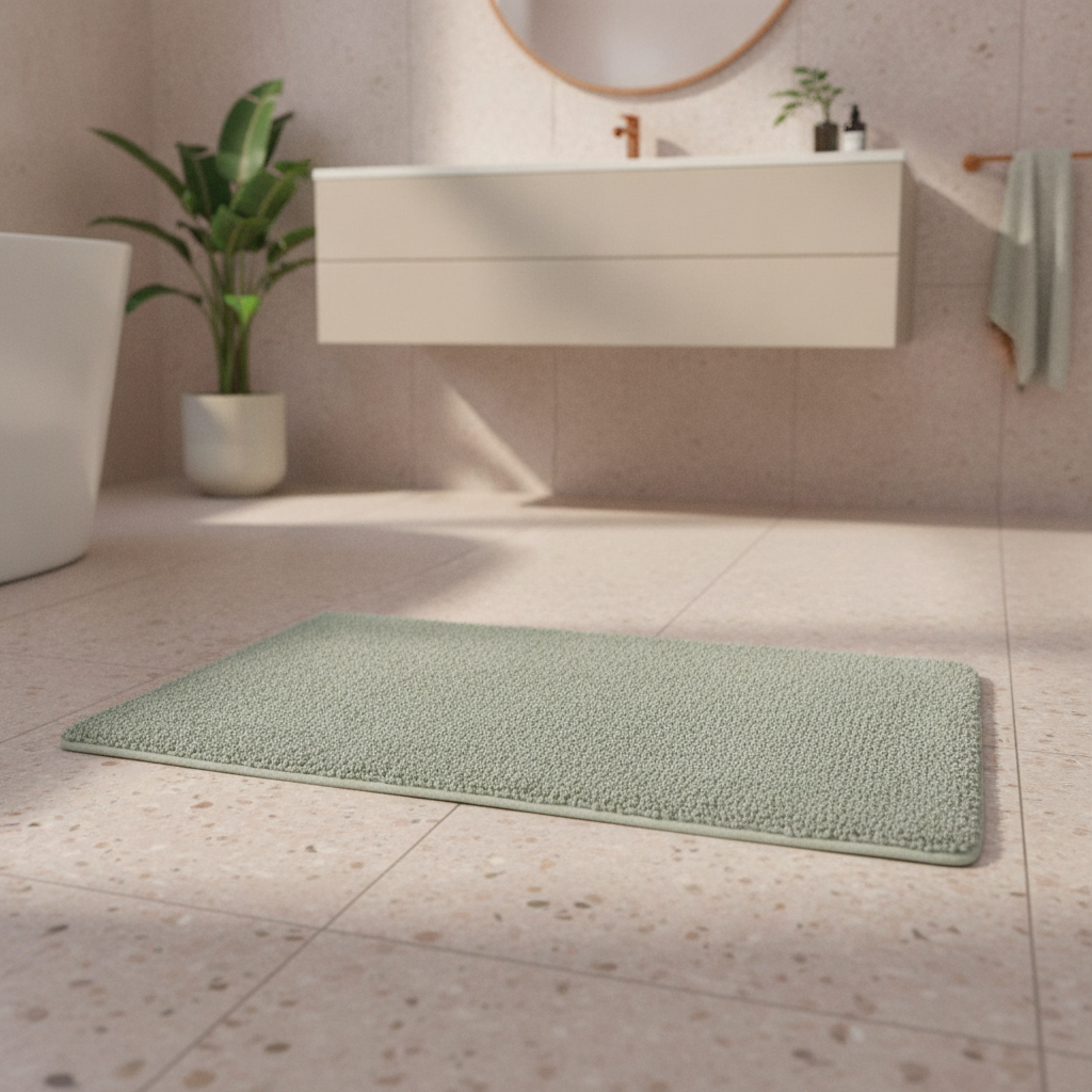 Gray Light Bath Mat