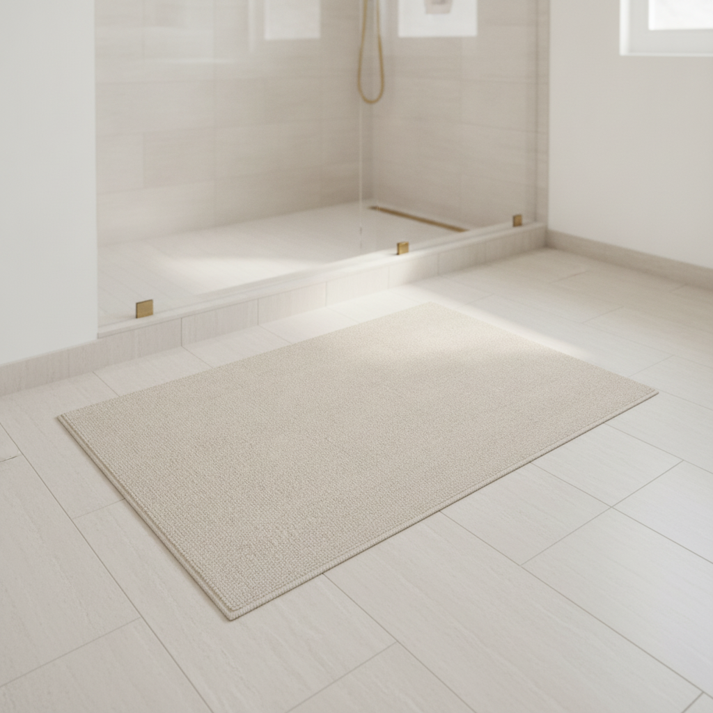 Gray Light Bathroom Rug