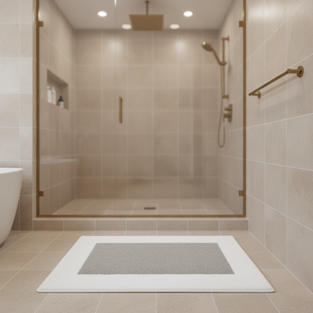 Absorbent Non-Slip Bath Mat