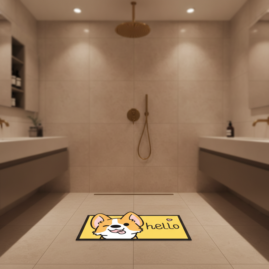 Corgi Bath Mat