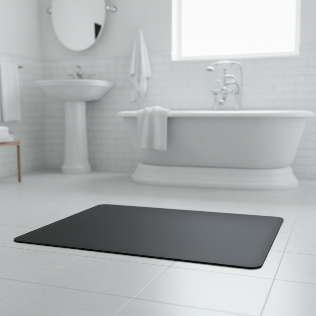 Non-Slip Black Bath Mat