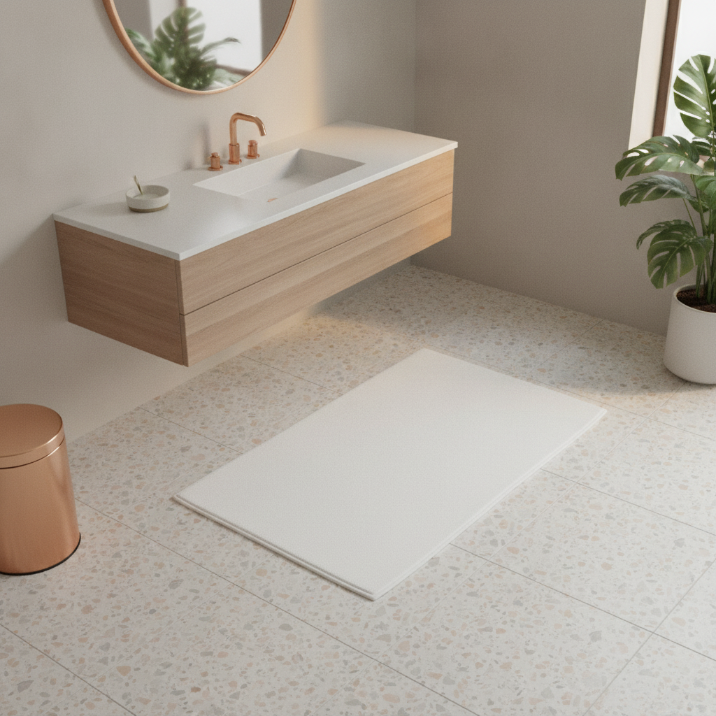 Large Microfiber Bathroom Rug