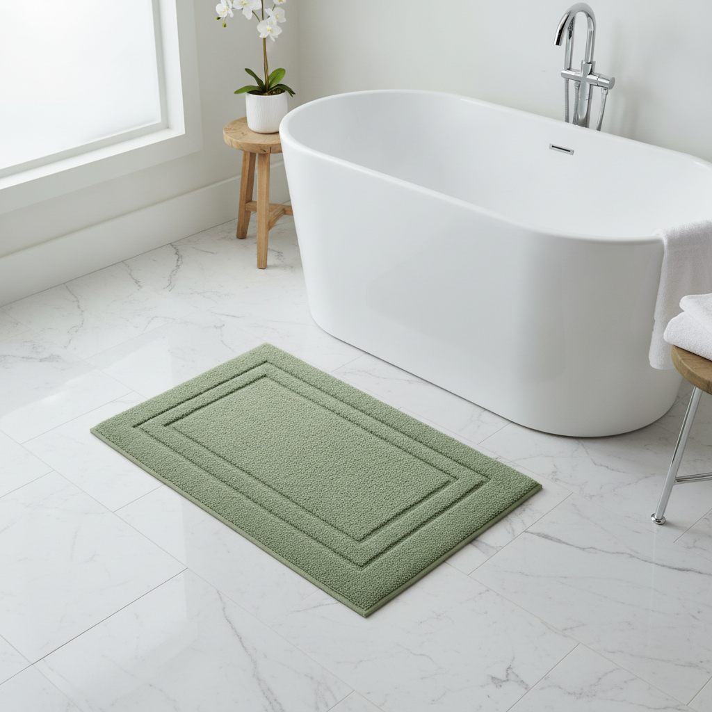 Absorbent Bathroom Rug