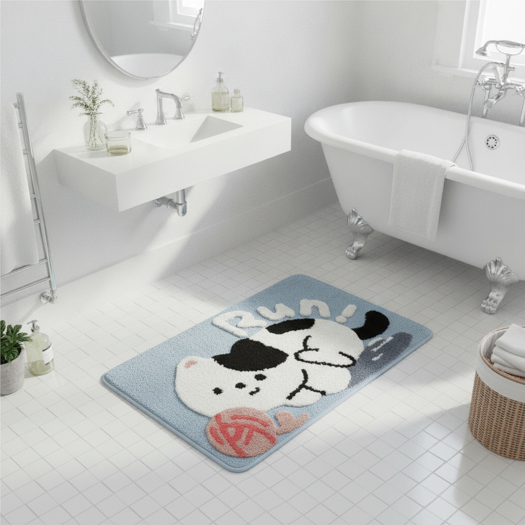 Cat Bathroom Rug