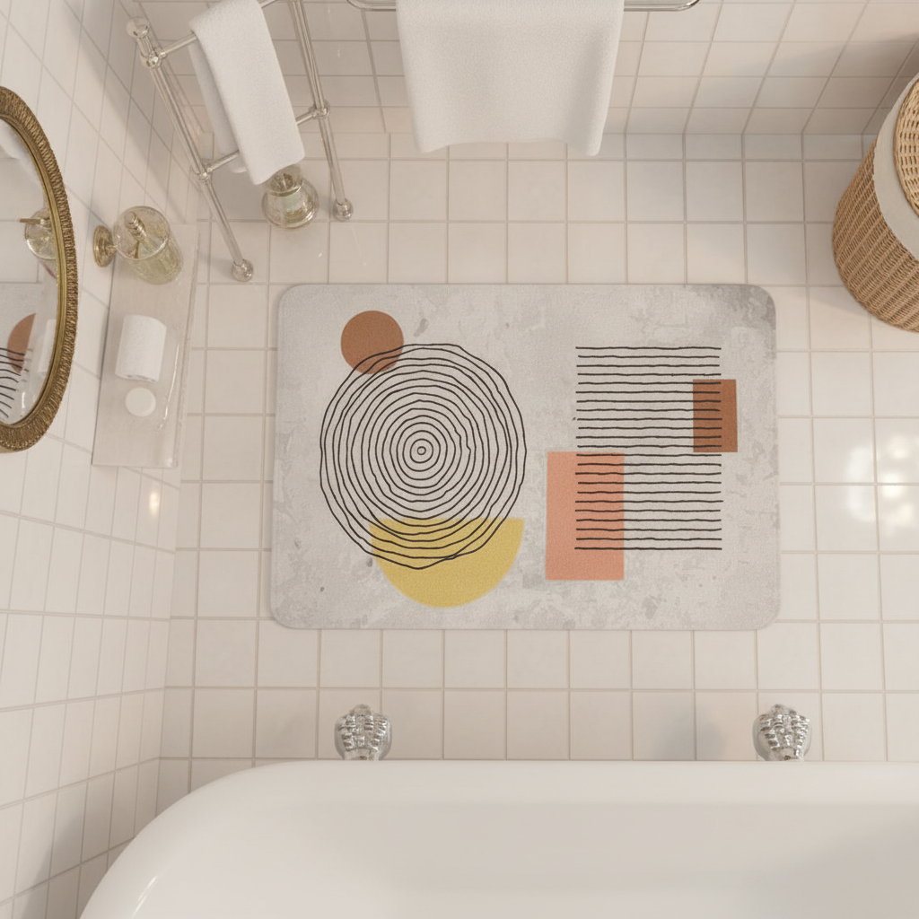 Absorbent Diatomaceous Earth Bath Mat